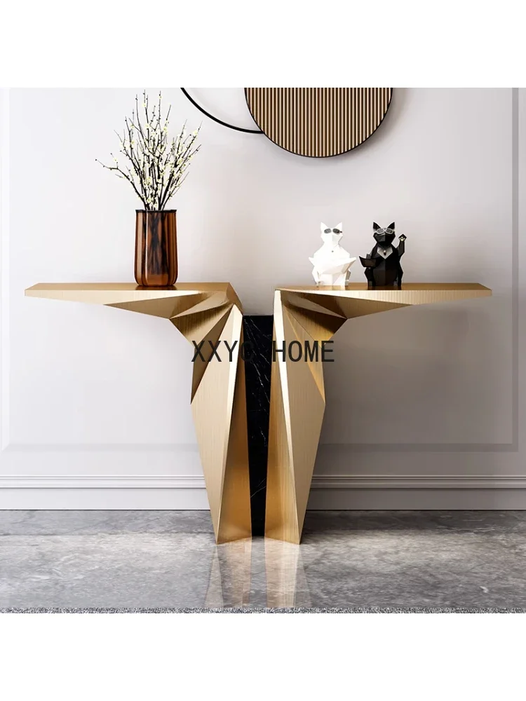 

Modern Home Entrance Console Nordic Wall Corridor Decoration a Long Narrow Table New Chinese Style Console Tables