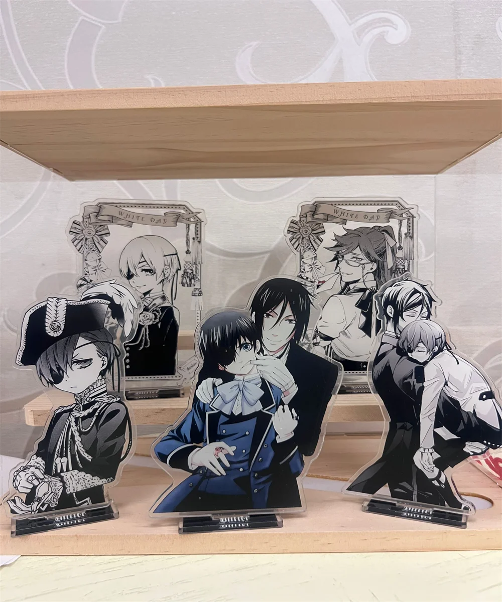 

Anime Black Butler Acrylic 15cm Stand Model Cosplay Charm Characters Ornament Accesorios Goods Christmas Collection Gifts for fa