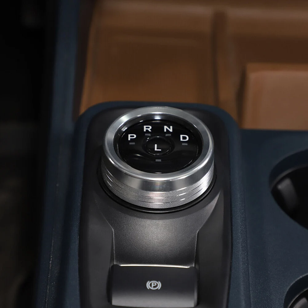 Elevate Your Car's Design with Alloy Trim Cover for For ford Maverick 2022 2023 Center Console Gear Shift Knob