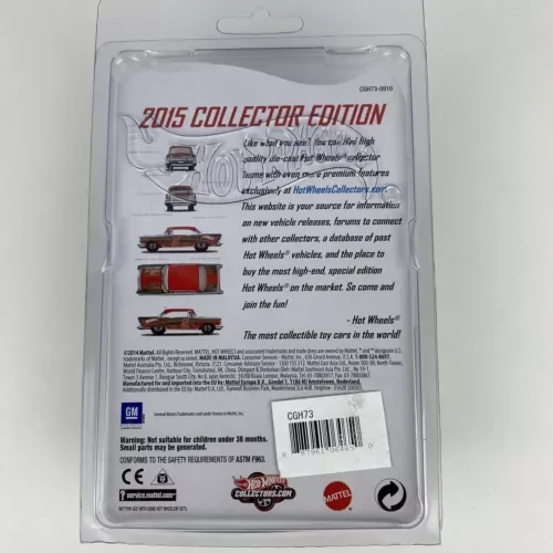 Hot Wheels 2015 Collector Edition 57 Chevy Bel Air 1/64 Collection Die-cast Model Cars