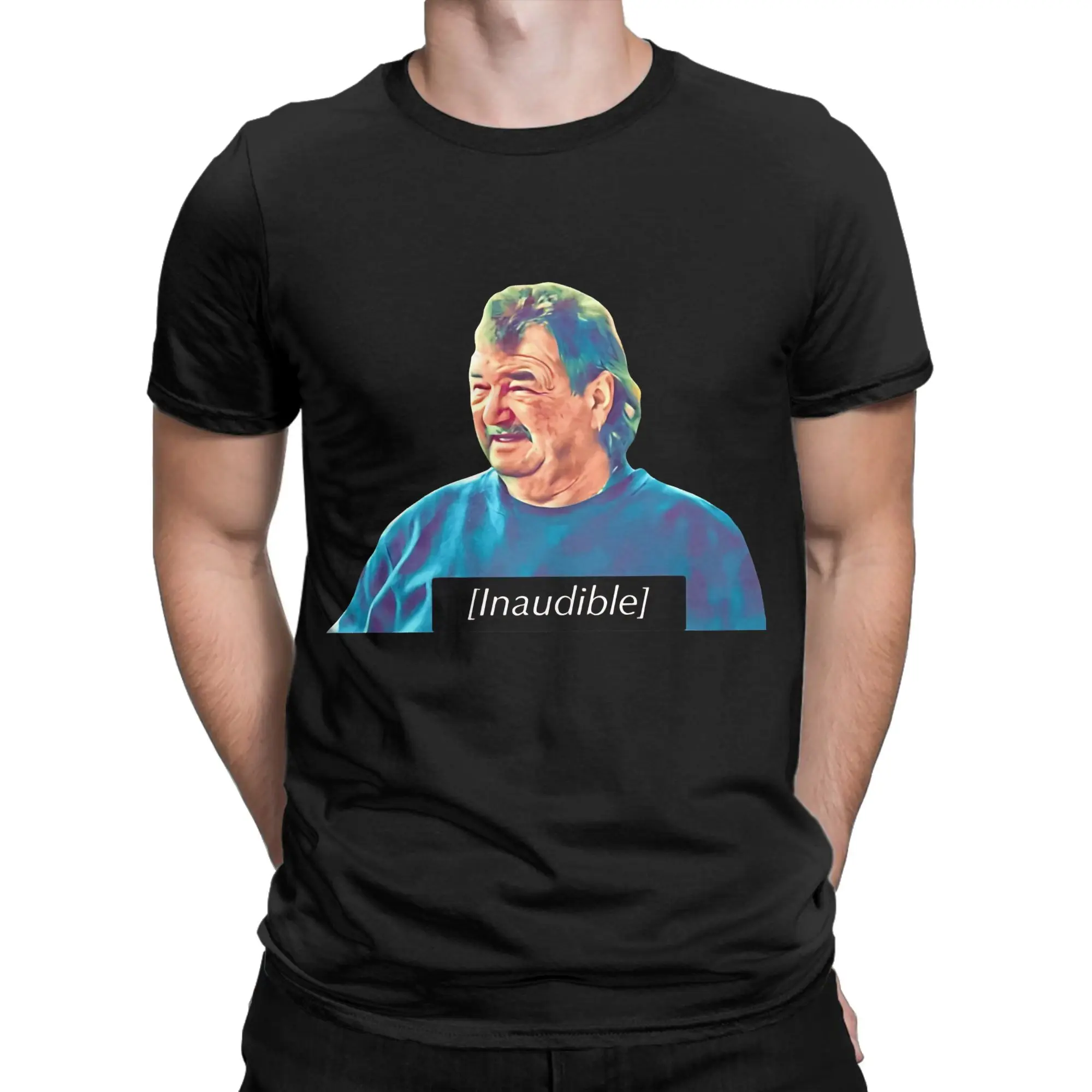 Gerald Inaudible Clarksons farm funny Novelty 100% Cotton T-Shirt clarkson farm Tees Tops For Men