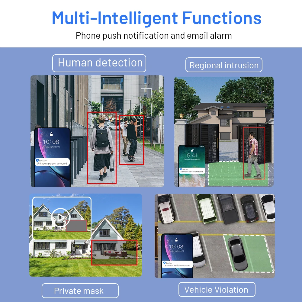 4k 8mp câmera de segurança poe sistema nvr 4ch nvr ivr inteligente ai kit câmera cctv inteligente cor interior áudio vídeo vigilância conjunto
