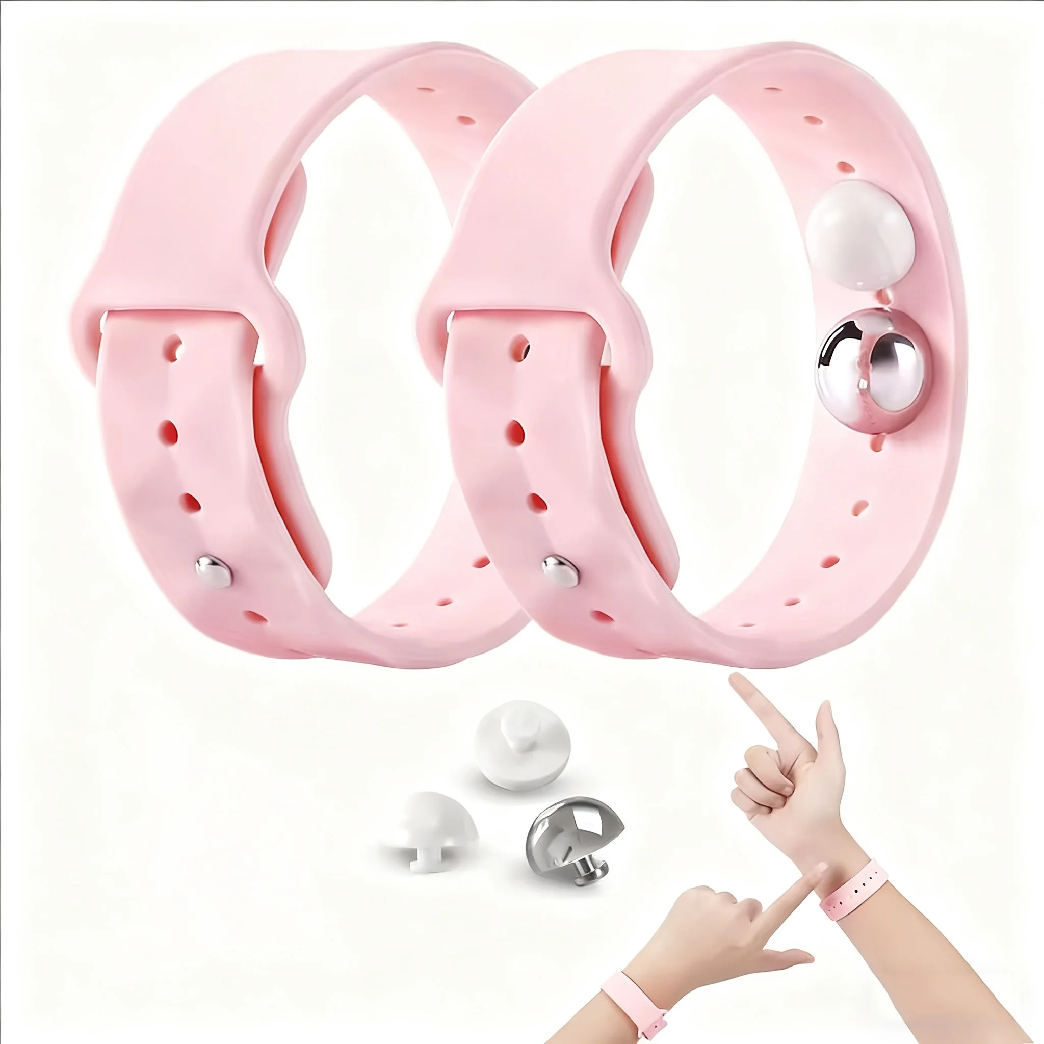 

Motion Sickness Bands,Anti Nausea Wristband Morning Sickness Relief for Pregnant Women,Acupressure Nausea Relief for Car,Sea,Air