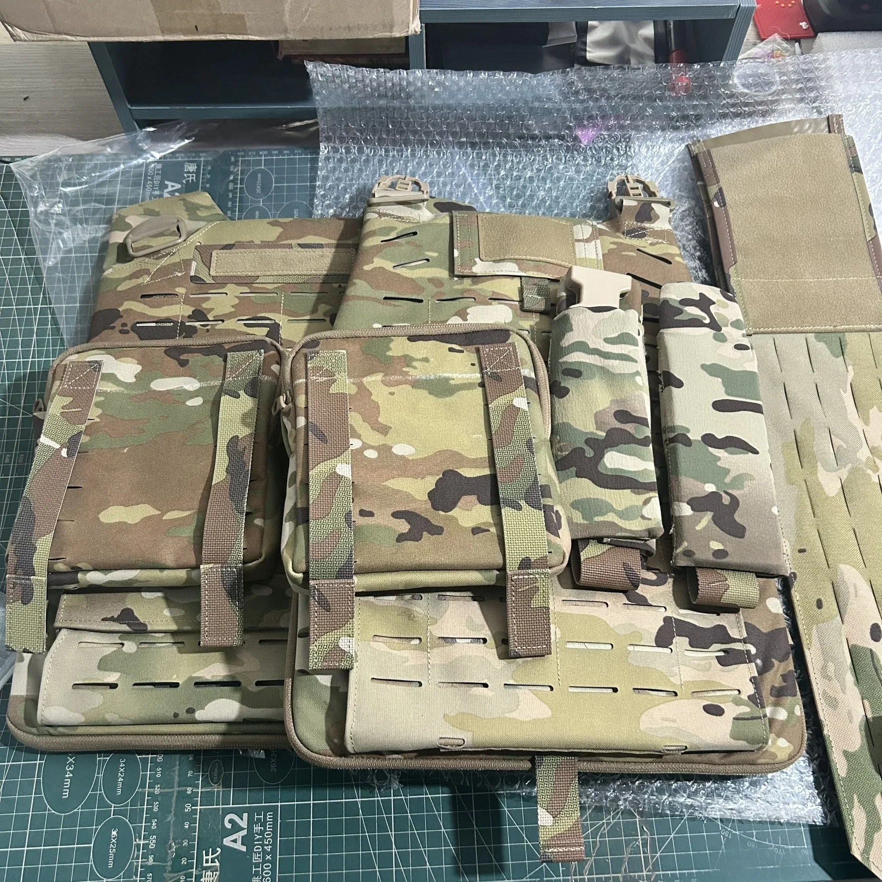 Chaleco táctico OCP W2 GEN2 camuflaje MOLLE aire libre - imagen 2