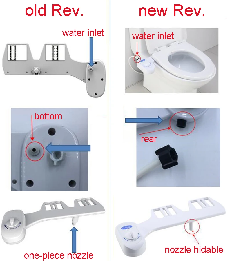 WETIPS No-Electric Bidet Toilet Seat Cold Water Single Nozzle Butt Female Washing Tapas Wc Shower Toilet Hand Bidet Cleaning