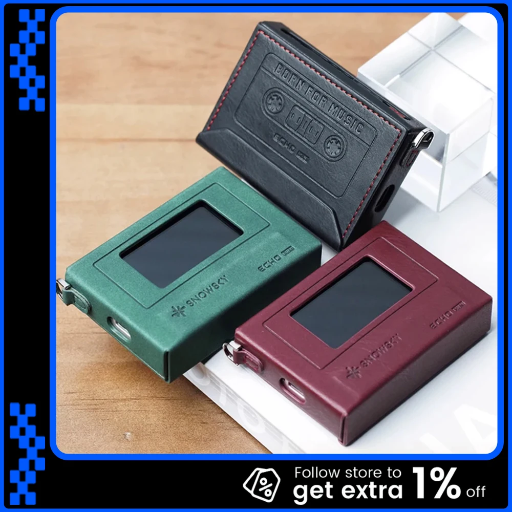 Fiio Echo Mini Music Payer Protective Case SnowSky Echo Mini Portable MP3 Player Custom Portable PU Leather Case