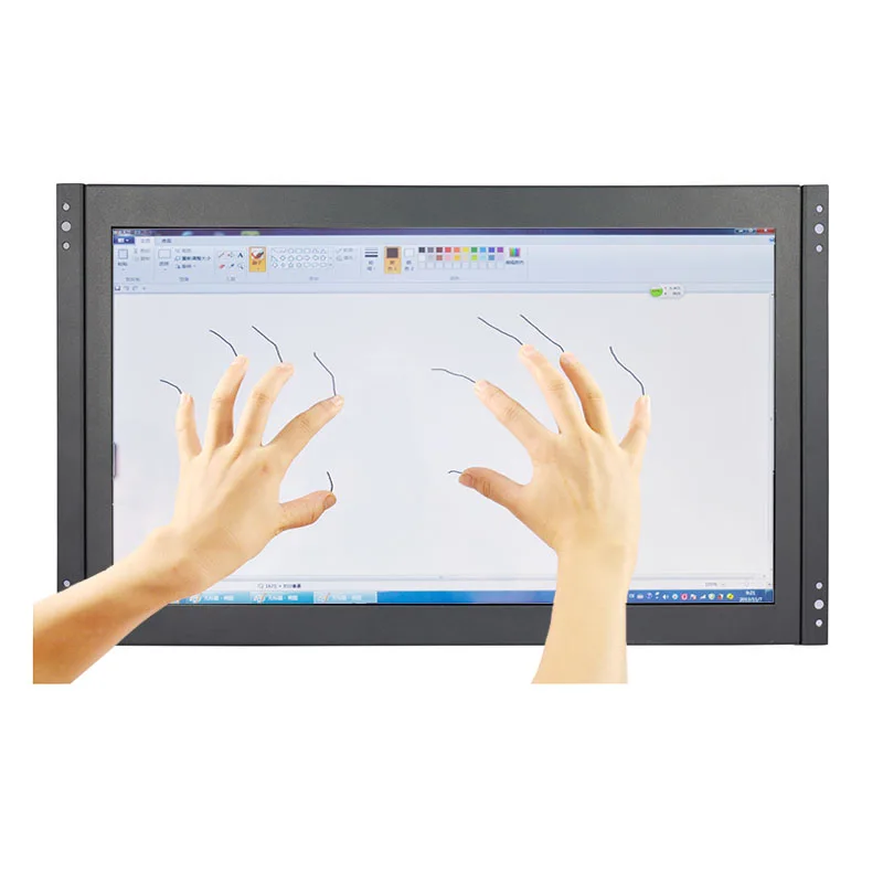 1000 Nits 15.6 Inch 1920x1080 Open Frame Resistive/Capacitive Touch screen Monitor With VGA HDMI For Kiosk/Industrial Machine