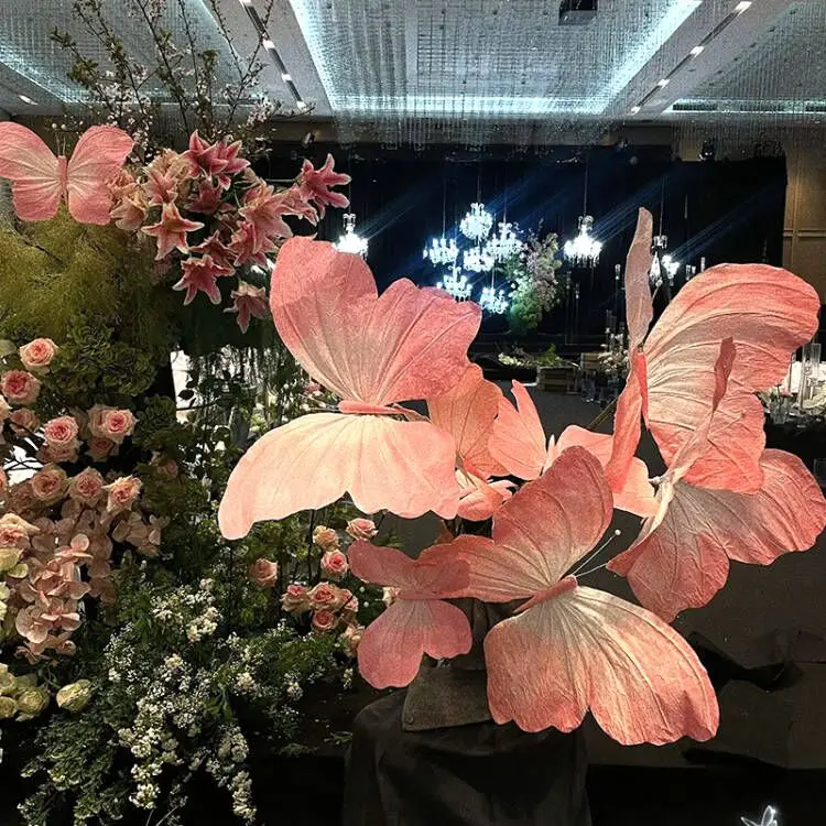 

Large Paper Butterfly Artificial Wedding Background Decoration Home Birthday Party Event Window Display Layout Photography Props