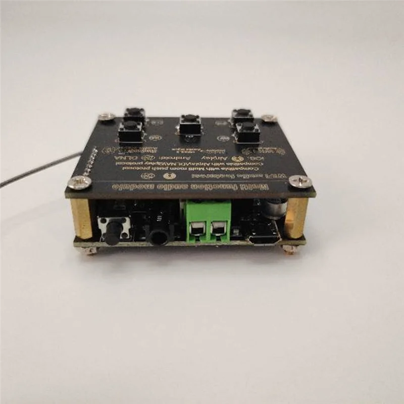 

【Hot Cake】WB05 Wifi And Bluetooth 5.0 Bluetooth Module I2S Analog Output Board ESS9023 With Airplay DLNA Wifi Audio
