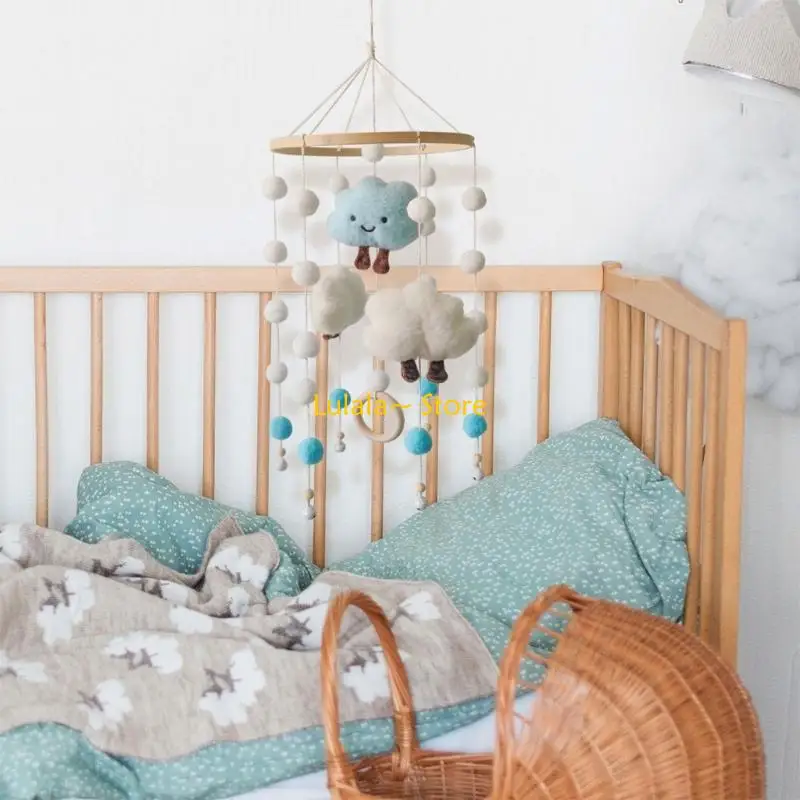 Y4QA Giường Mặt dây chuyền Nôi trẻ sơ sinh Chuông lục lạc động Trang trí phòng trẻ mẫu giáo