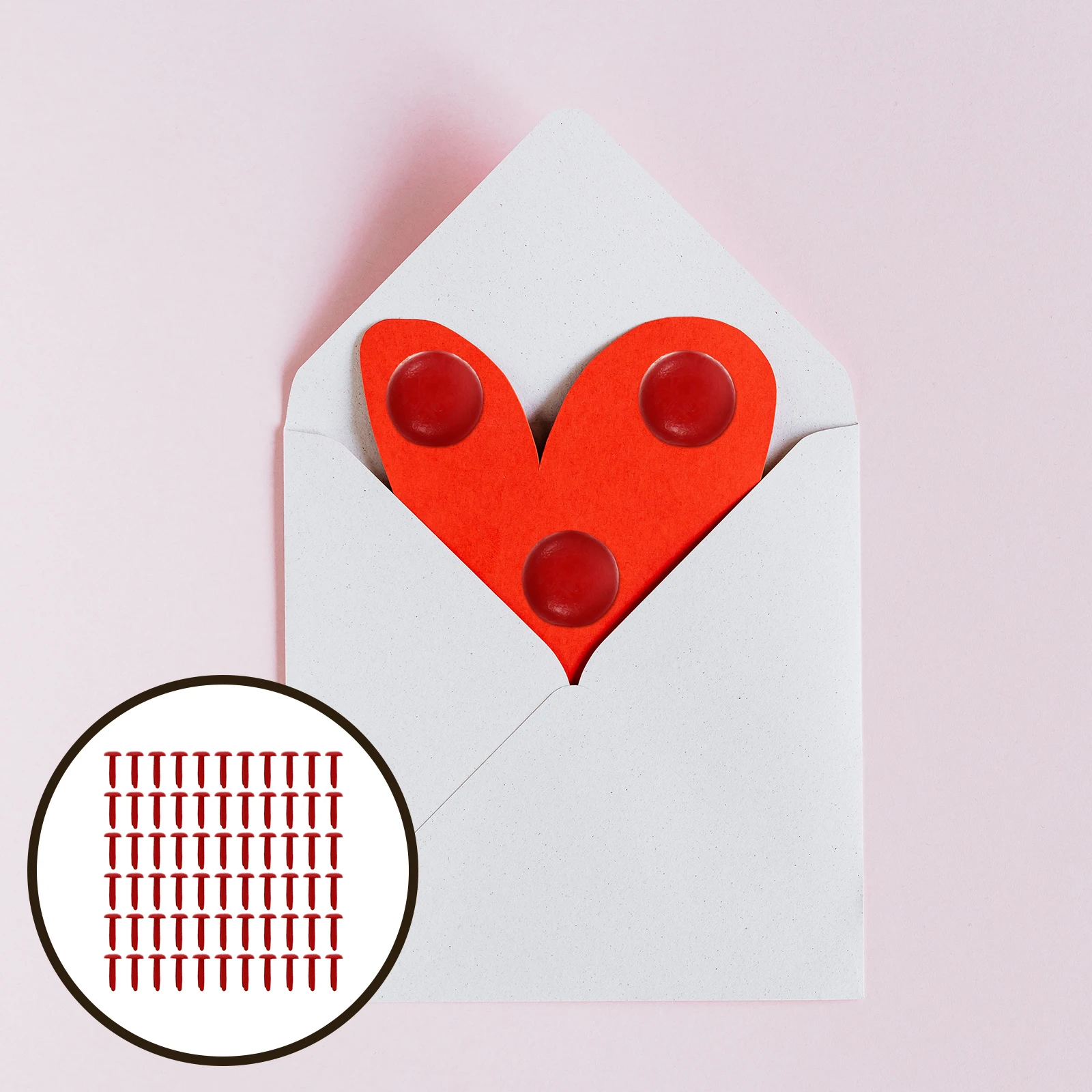 

200Pcs Craft Brads Iron Material Solid Color Perfect for DIY Projects Scrapbooking Kids Accessories Handmade Brads