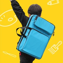 8k Kids Art Bag For Painting Board Drawing Tool Bag Multi-color Drawing Kits Waterproof Sketching Bag For Kids Art PortfolioCase