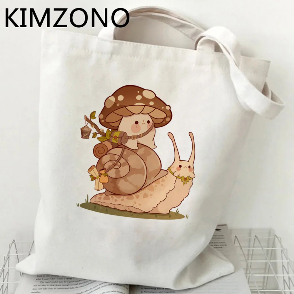 Snail shopping bag canvas eco jute bag shopper cotton bag cloth bolsas ecologicas sacolas