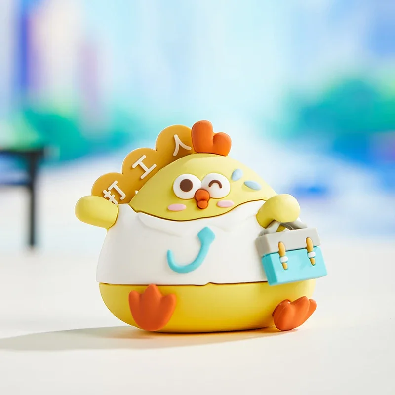 Miniso caixa cega dundun cidade série modelo decoração kawaii boneca brinquedo das crianças figura presente de aniversário animação periféricos