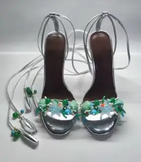 

Элегантные женские туфли-босоножки Elegang с золотистыми кожаными кисточками, в виде морских звезд и ракушек, с круглым открытым носком, на тонком каблуке, на шнуровке, для банкетов и торжественных мероприятий