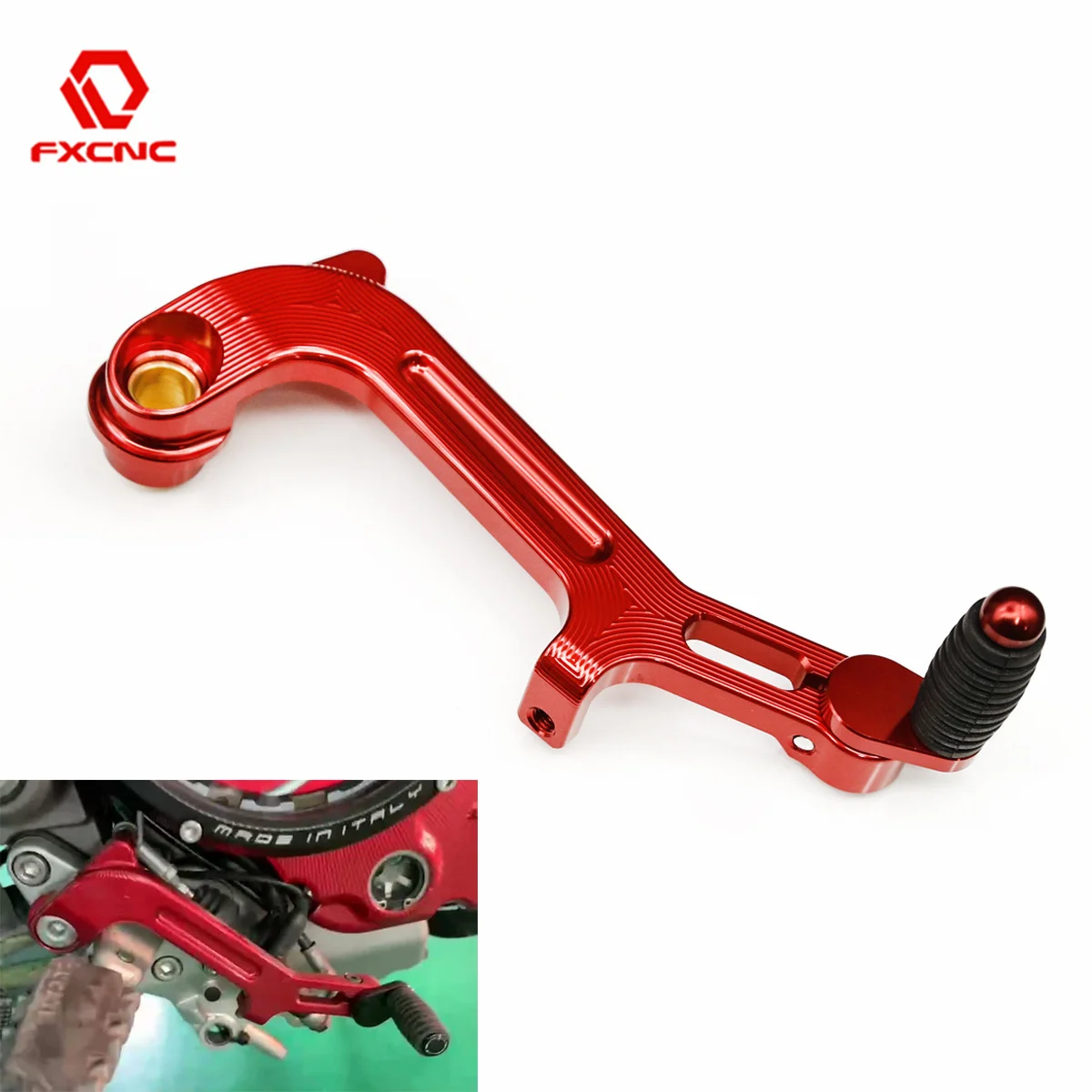 

Для Ducati Multistrada 1200 1200S 2015-2017/Multiistrada 1260 2018-2020/Multiistrada 950 S 2017-2021 рычаг заднего тормоза с ЧПУ