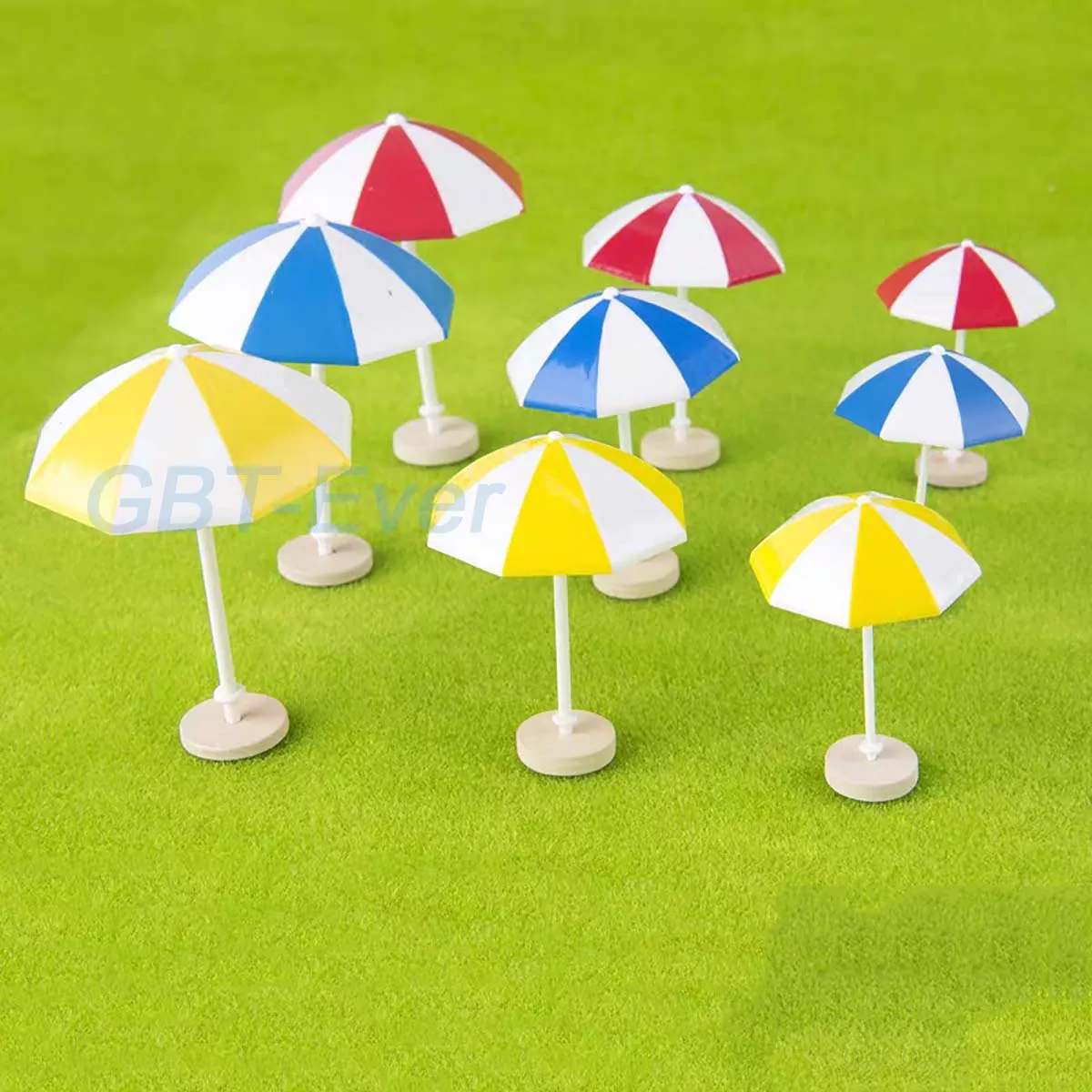 1Pcs Miniature Beach Sun Umbrella Model DIY Crafts Fairy Garden Doll Accessories Micro Landscape Decoration Home Decor