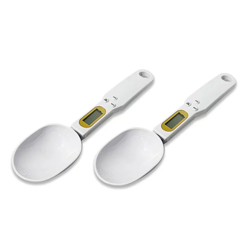 ABRB-Mini Spoon Scale Digital Kitchen Scale Electronic LCD Scale 0.1-500G Cooking Flour Weight Measure Spoon