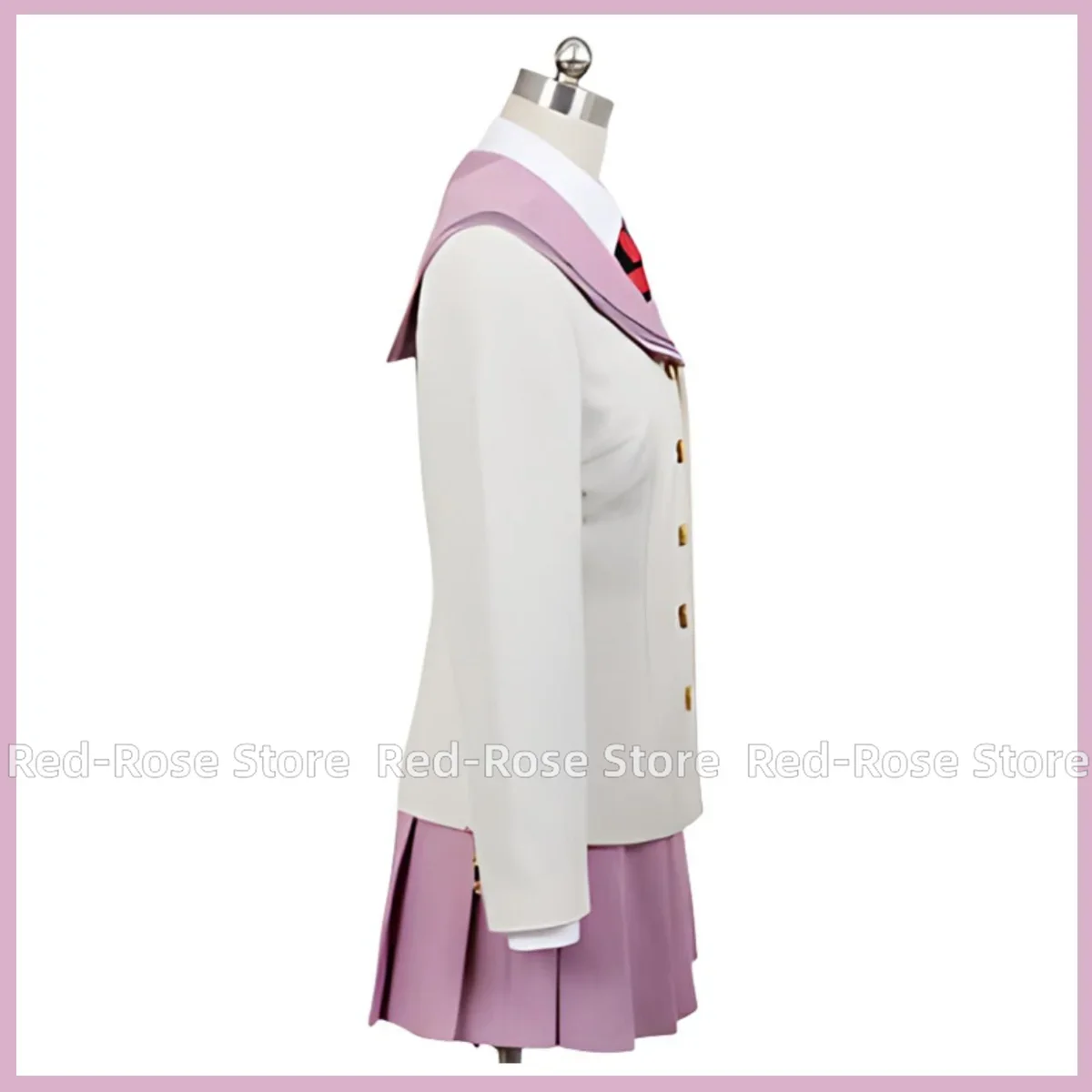 Anime Ao No Exorcist Kamiki Izumo Cosplay Costume Wig Japanese Pink JK Uniform Skirt Woman Kawaii Lovely Campus Sailor Suit