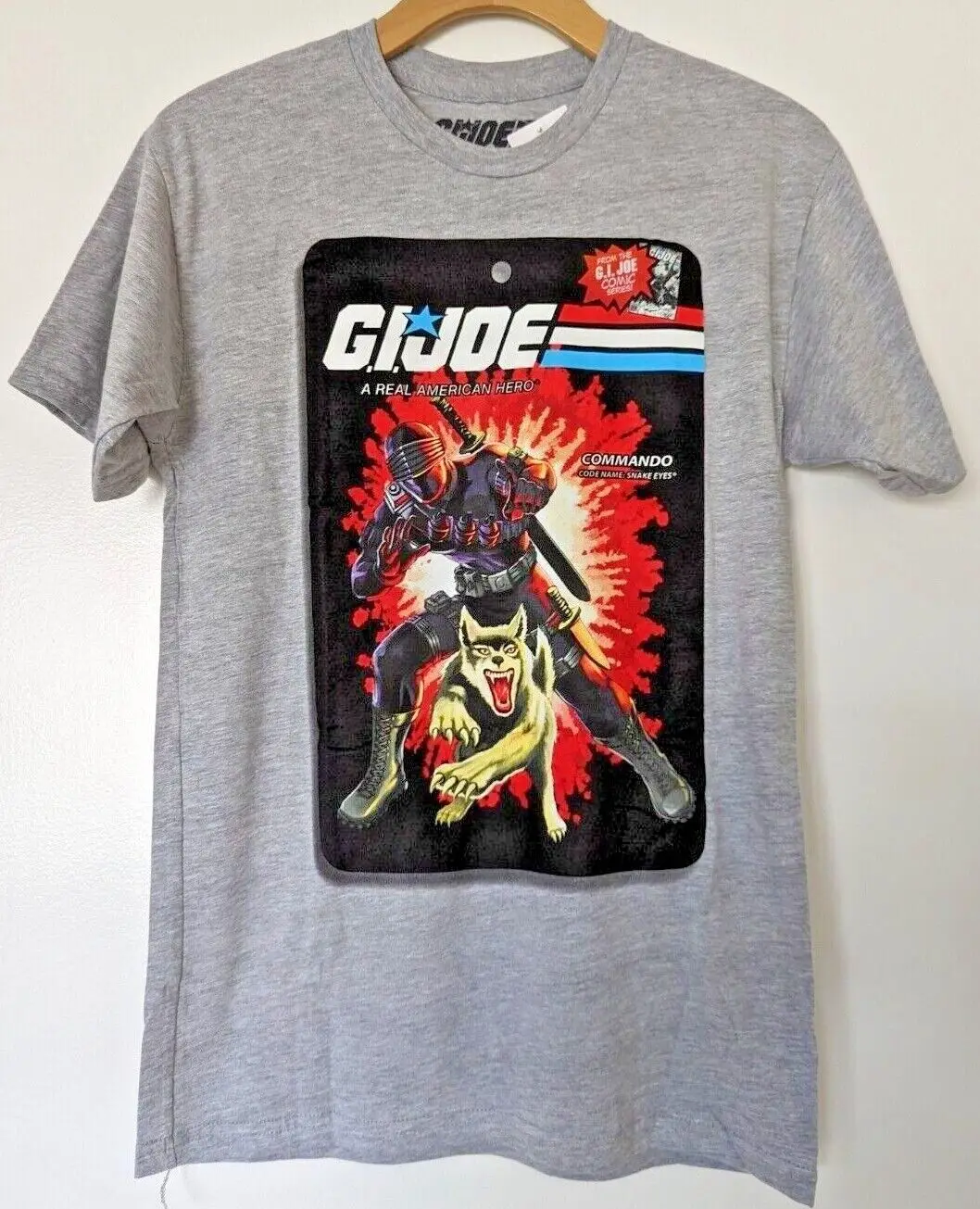 Mens Gi Joe Snake Eyes Timber Graphic Tee T Shirt Officially Licensed