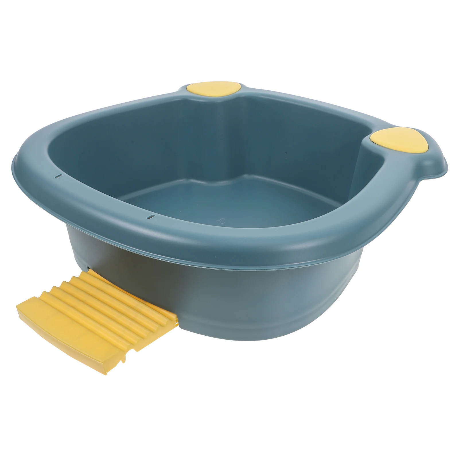 

Multifunctional Cartoon Laundry Basin Builtin Washboard Compact Soaking Tub Household Cleaning Supplies Clothes Washing Plastic