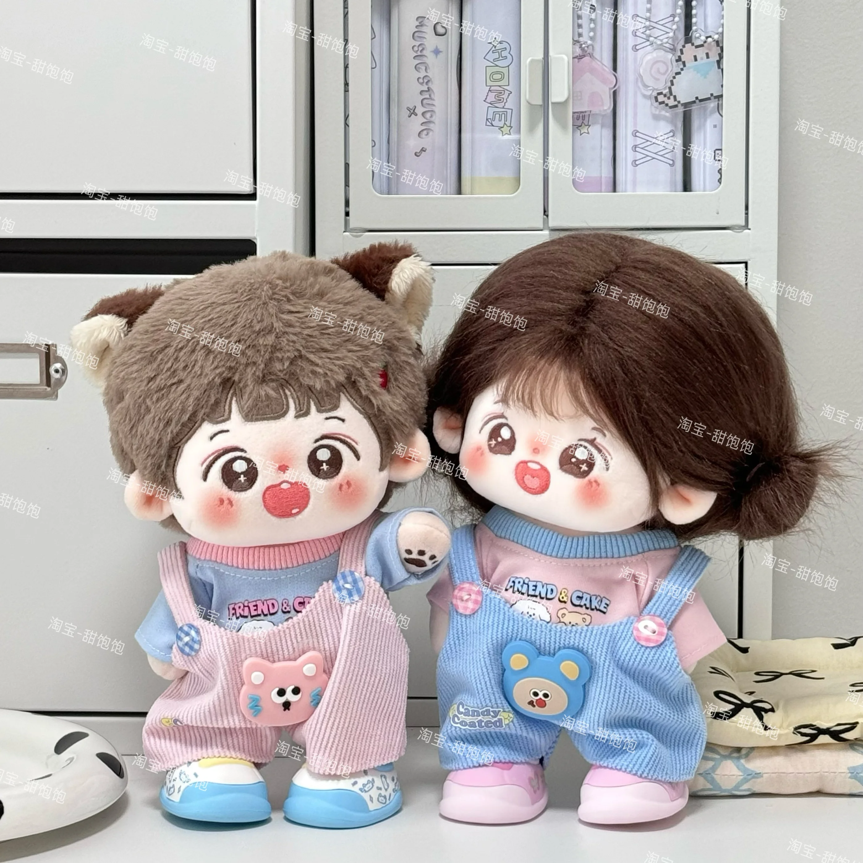 20cm Cotton Doll Clothes With No Attributes, Hat, Doll Set, Dress Up Change Clothes Only Clothes No Doll