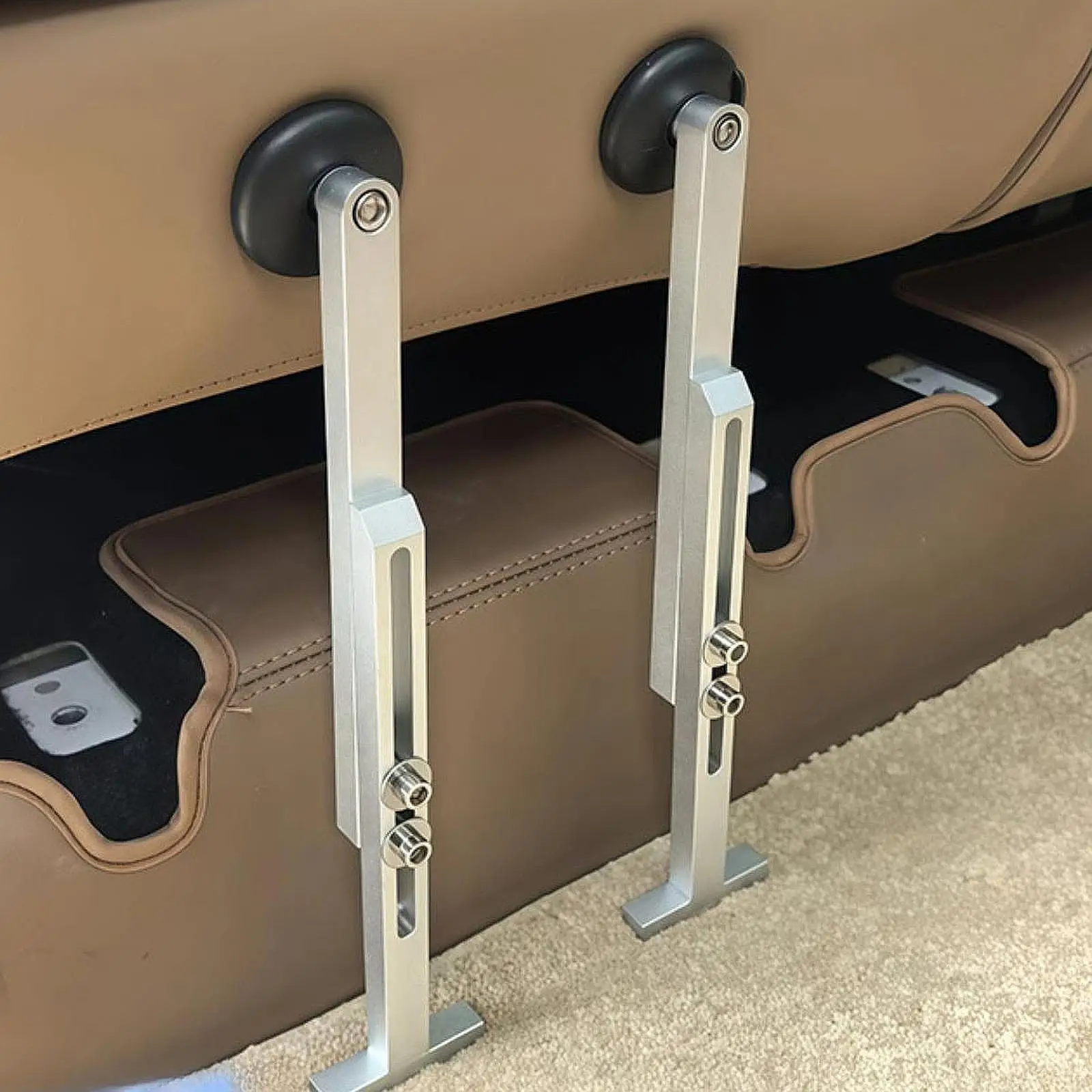 Aluminum Alloy Rear Seat Support Rod Practical Interior Support Bar Adjustable Length for Shanhai T2 Quick Bed Conversion