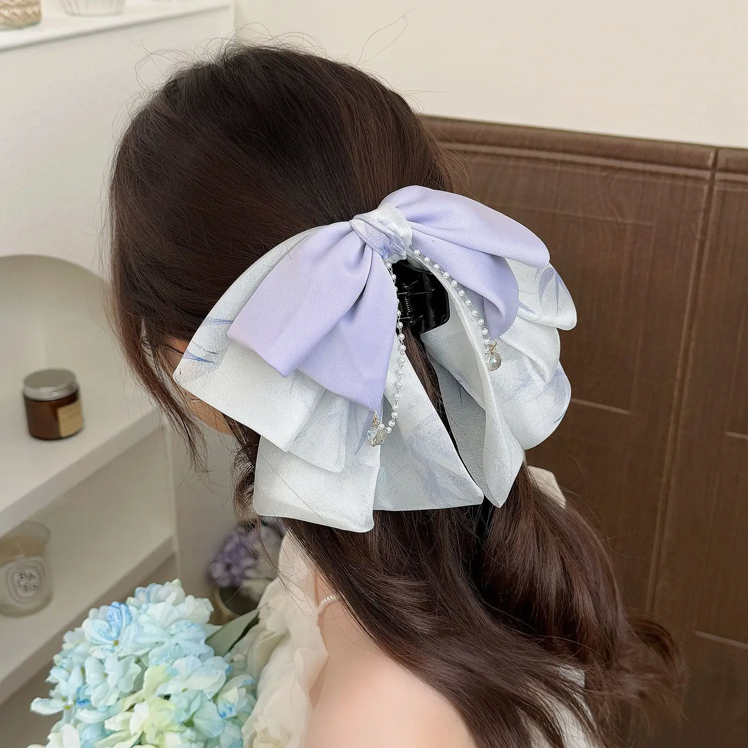 

Crab hair pins hair accessories and headwear Woman accessories Jaw Hair clip Headdress hair combs Head band flower hairpins
