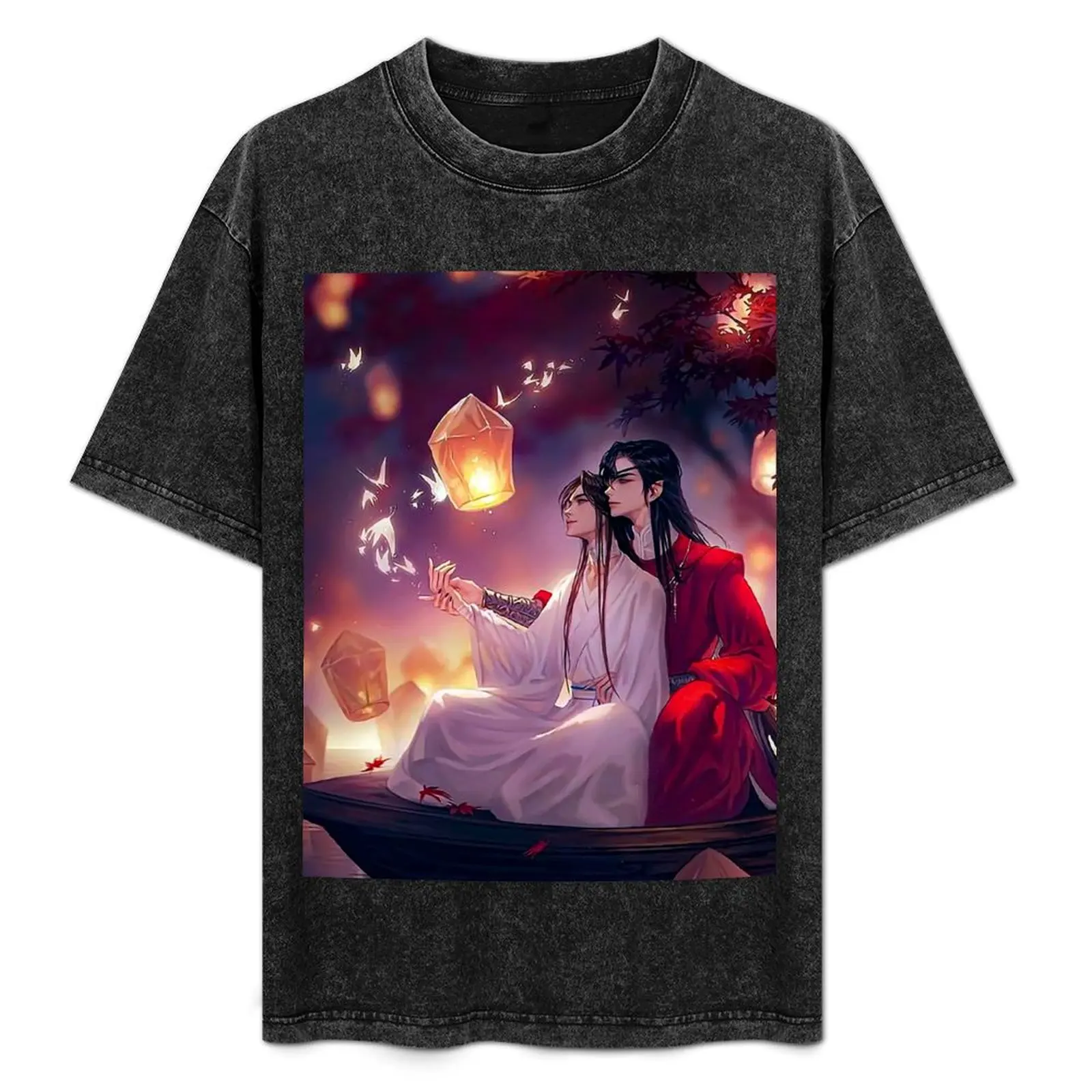 

Blessing Official from heaven Butterflies and lanterns T-Shirt plain Blouse Man t-shirt mens t shirts