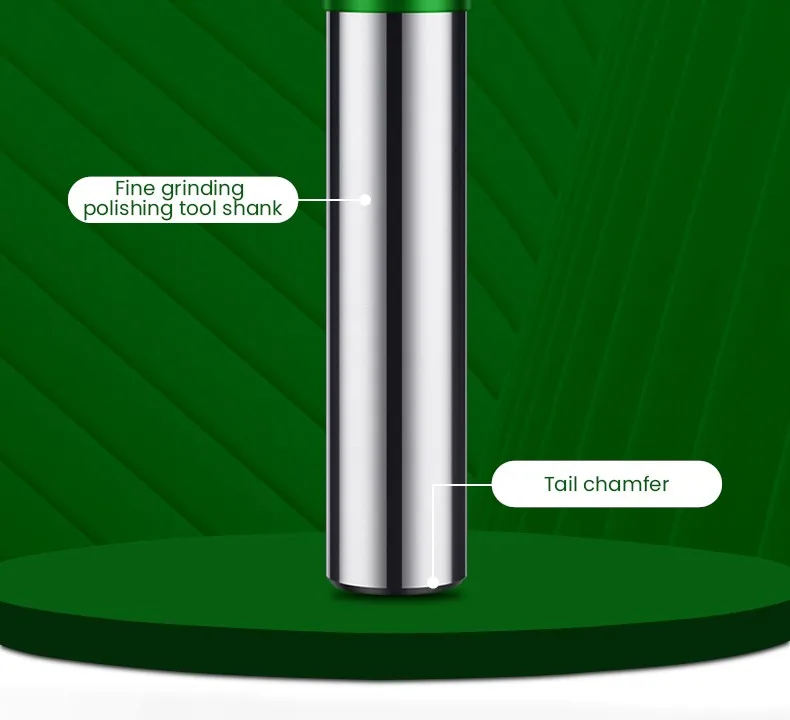 AZZKOR 2-Schneiden-Nanobeschichtete Hartmetall-Kugelkopffräser aus Wolframstahl für CNC-Mechanische Bearbeitung, Fräser TGH-HRC50 – Detail 5