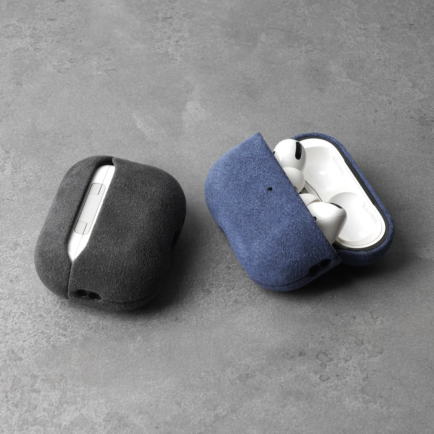 ALCANTARA Case for AirPods Pro 3 Luxury Suede Leather Cases Wireless Bluetooth Headset Turn fur Cover