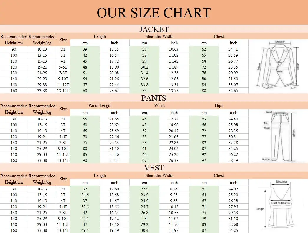 Brand Selection Schwarzes Anzugset für Kinder von 3–14 Jahren, dreiteiliges formelles Anzugset für Jungen für Hochzeit, Kommunion, Schulanfang – Detail 10