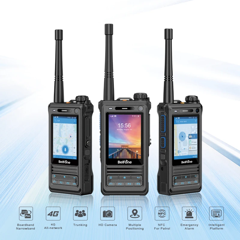 odowe radio DMR PoC BF-SCP810 3W 4G LTE GSM WCDMA radio telefoniczne radia sim ptt 5W Android 8.1