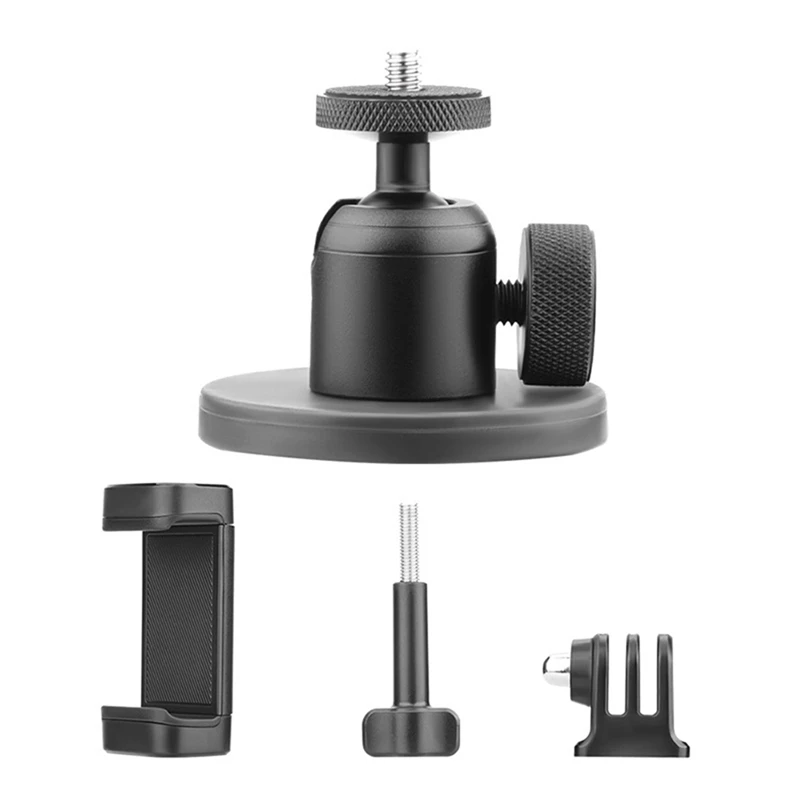 ABGZ-Magnetic Ball Head Bracket Camera Mount For DJI Action 5 Pro Action Camera Magnetic Mounting Ballhead For DJI Action5pro