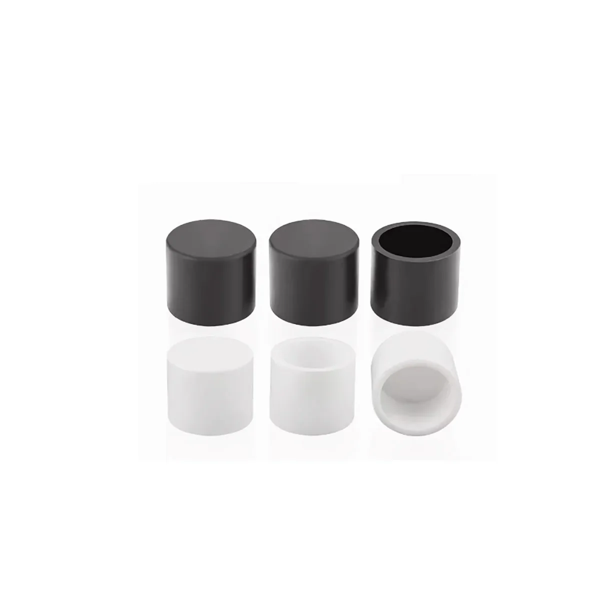 

Black End Silicone Protective Cover/Round Tube Outer Cover/Rubber Soft Rubber Plug Protective Cover Dust Cover Hole Plug