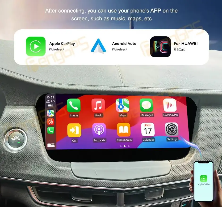 

12.3 Inch Car Radio Hd Screen Android 13 System For Cadillac CT6 2019-2023 Car GPS Navigation Multimedia Player Radio Head Unit