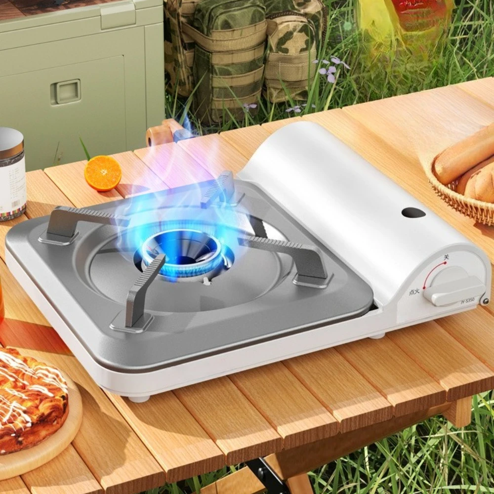 

Portable Thin Outdoor Gas Stove Camping Cooker for Coffee Noodle Travel Equipment