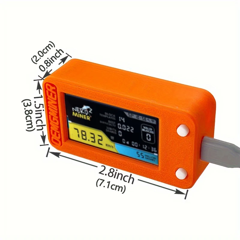 BTC Lottery Nerdminer V2 pro Bitcoin Nerd Miner 78KH/s V1.6.3 T-Display S3 Wifi Game Miner Lilygo LCD-Display-Modul