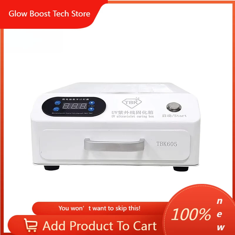 

NYTBK 605 100W Compact UV Curing Box LED Light for Mobile Phone LCD Screen OCA Glue Repair