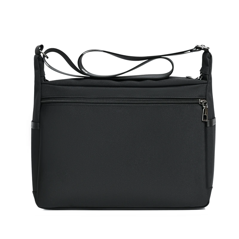 Lässige Umhängetasche für Herren, mehrschichtige Taschen, verstellbare Schultergurte, Business-Umhängetasche, Alltagstasche für den Arbeitsweg, Freizeittasche – Detail 18