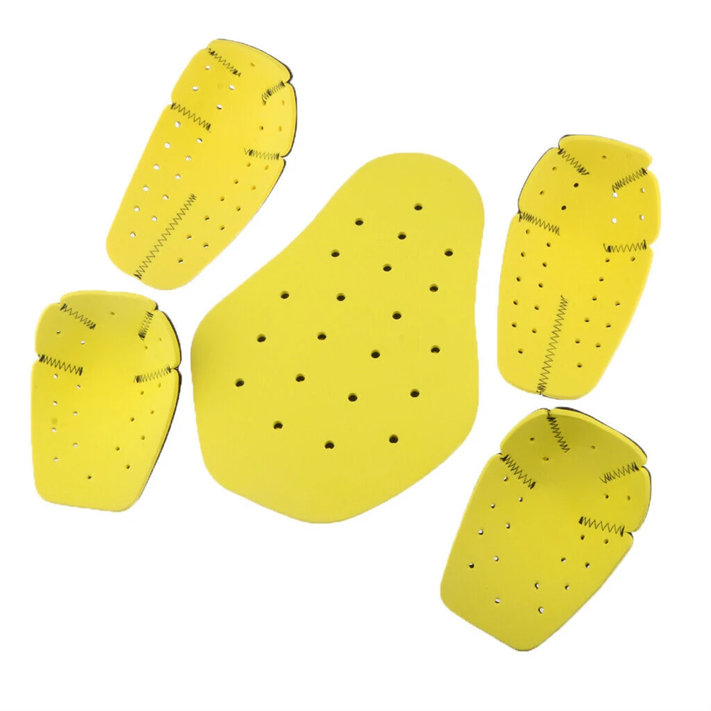 Motorcycle Riding Safety Equipment 5Pcs EVA Pads for Elbows Shoulders and Back for Protection in Various Activities 3