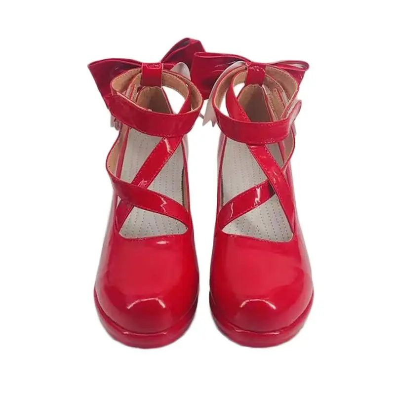 Anime Kaname Madoka Cosplay Sapatos Botas femininas personalizadas