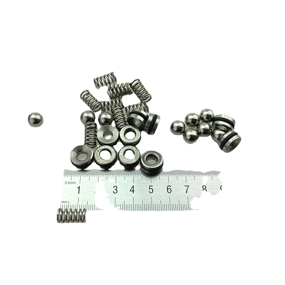 280 380 Type High Pressure Washer Car Washer Brush Car Pump Accessories Pressure Regulating Steel Ball Valve Seat