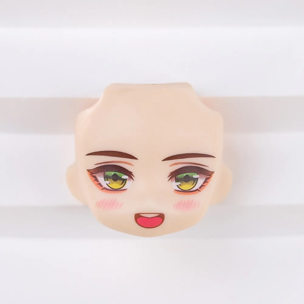 

1/12 BJD 3D Decal Eyes OB11 Doll Face Change Faces GSC Head Doll Replacement Face Anime Clay Man Obitsu 11 Doll Face Girl Gift