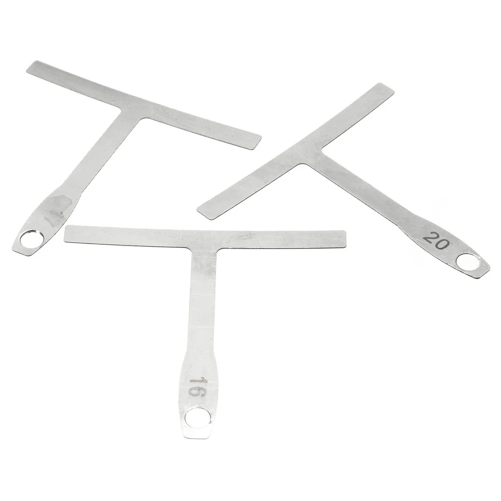 

9pcs Guitar T-Ruler Luthier Tool Measurement Caliper For Fretboard Radius Nut Saddle Electric Bass Acoustic Box Guitar