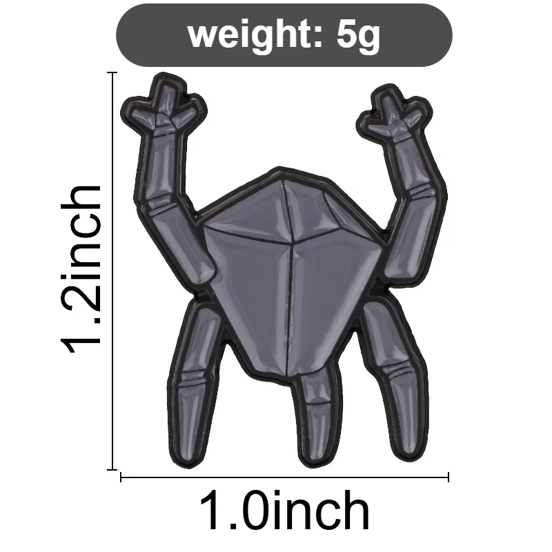 Geometric Enamel Pins Space Science Fiction Thriller Character Brooches Lapel Badge Abstract Jewelry Accessory Gifts For Friends