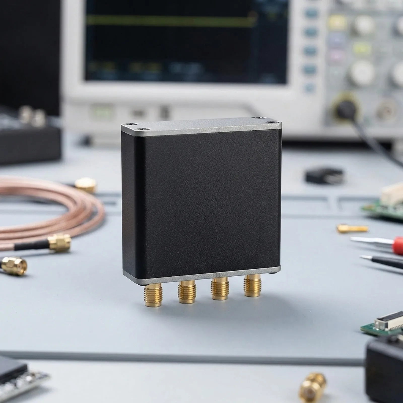 1.4-1.6 GHz 1-to-4 Splitter Stable Performance for antenna Distributor Signal Isolation Device Insertion Loss 6.6 DB