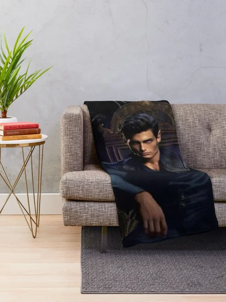 ACOTAR - Rhysand, Cassian, & Azriel Art Throw Blanket Plush Shaggy Luxury Hairy Blankets