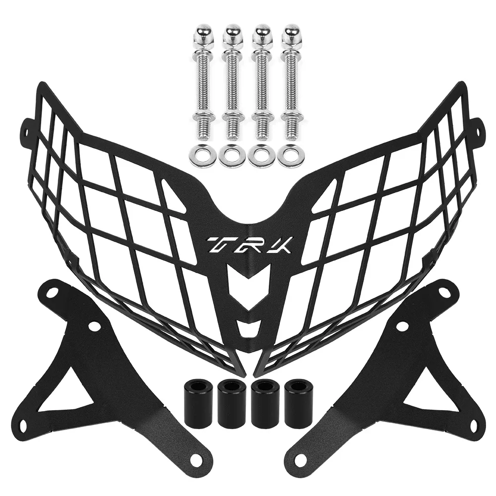 

Motorcycle Headlight Protector Cover For Bennlli TRK502 TRK502X TRK 502 502X 2018-2025 Head Light Lamp Guard Grille Accessories