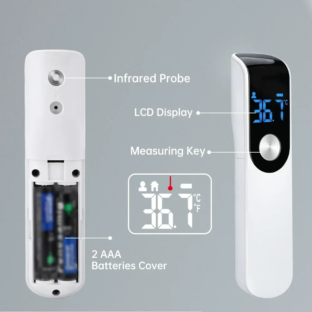 Non-contact Laser Body Temperature Ear Thermometer Infrared Fever Thermometer Digital LCD Infant Adult Finger Pulse Oximeter